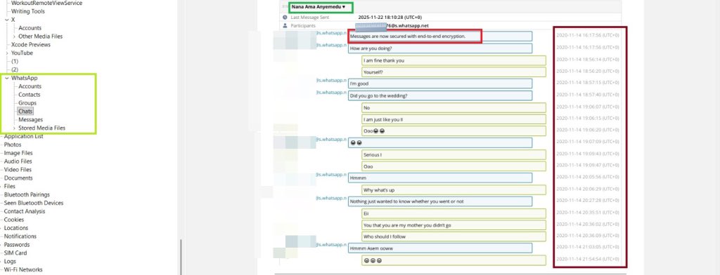 RedHatPentester's tweet image. WhatsApp End-to-End Encryption vs. Forensic Extraction

Although WhatsApp uses end-to-end encryption to protect messages, calls, and shared media during transmission, this protection only applies while the data is moving between devices. Once the content reaches the device, it is…