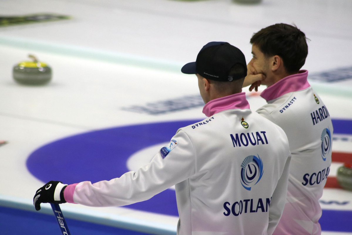 TeamGB's tweet photo. Semi-final bound 😎🥌

Thursday 27 November - 5pm 🕔
Scotland women vs Switzerland women

Friday 28 November - 7am 🕖
Scotland men vs Sweden men

📺 LIVE on @BBCSport and @BBCiPlayer 

@BritishCurling | @TeamMouat https://t.co/QrDuFAbeeb