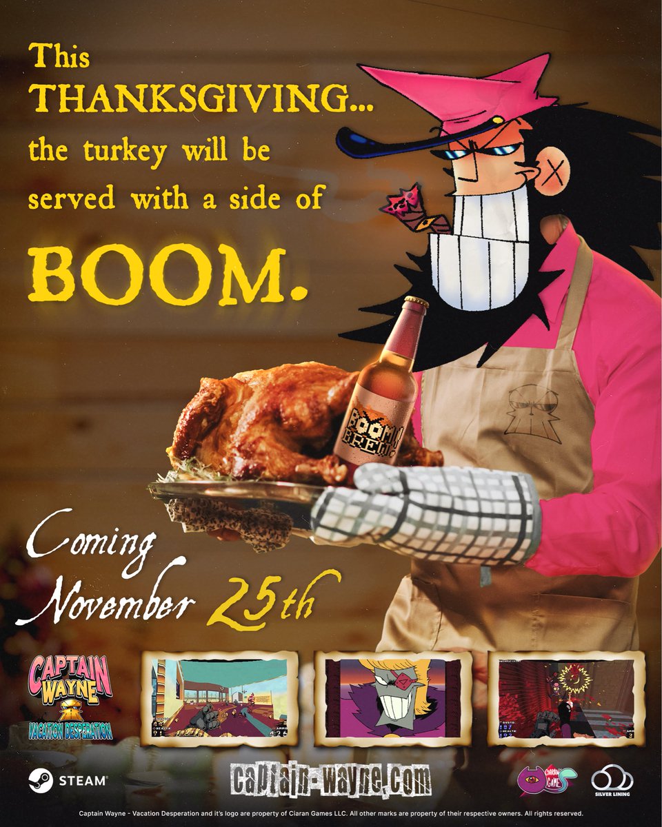 Feeling thankful for all your support. Have a wonderful WAYNEsgiving!