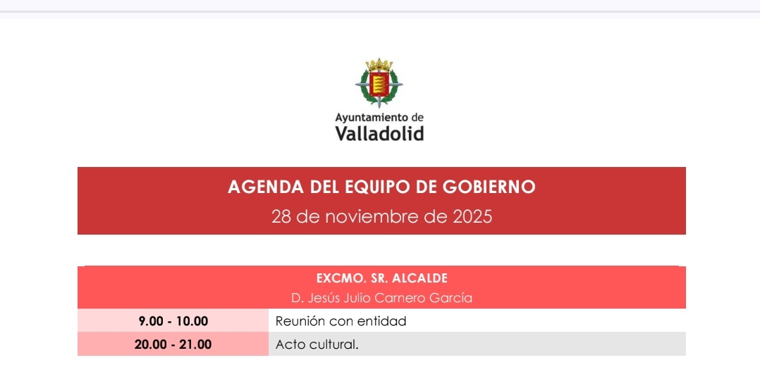 La dedicación de este alcalde cada día da más vergüenza .

      Así está Valladolid, hecha unos zorros .

       Pero "que te vote Txapote "