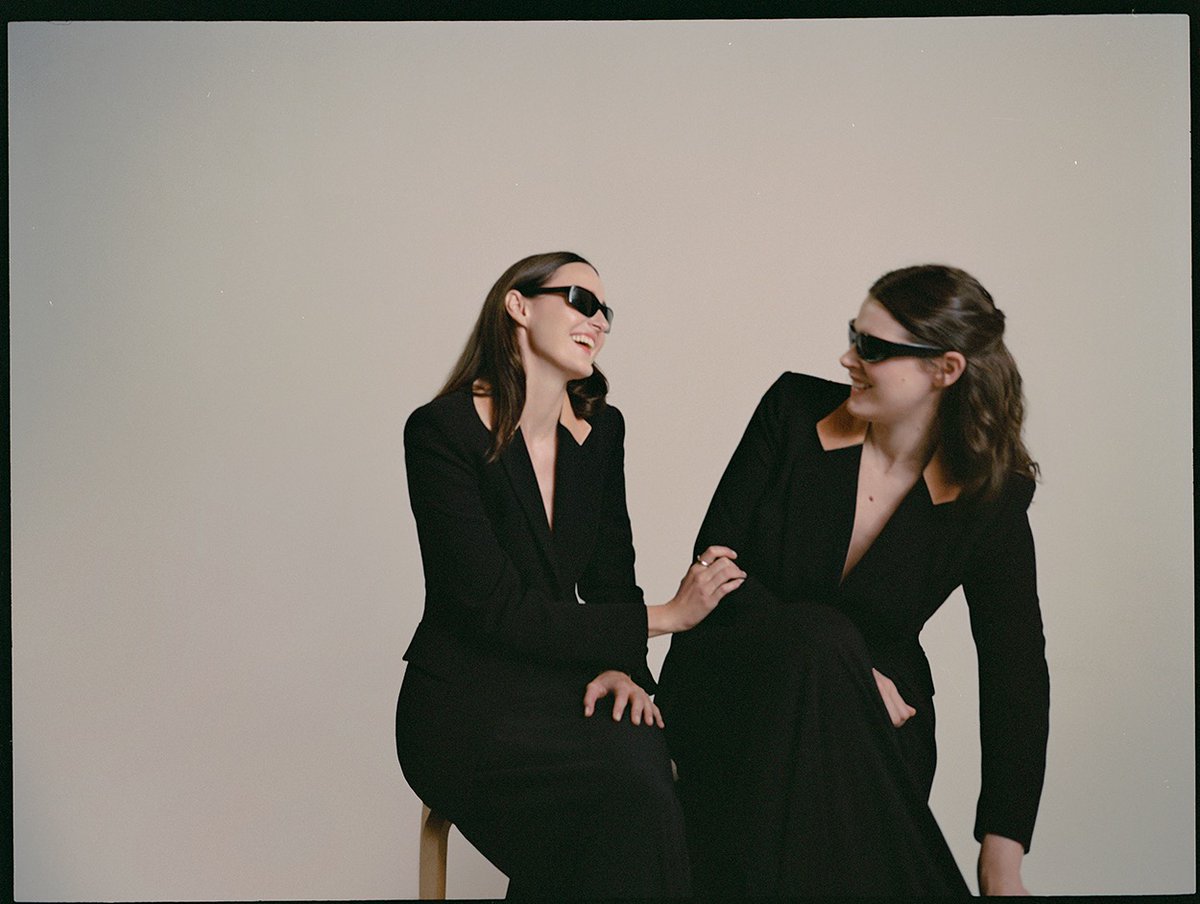 pabmasal's tweet image. Renate Reinsve and Inga Ibsdotter Lilleaas photographed by Fatima Khan. #SentimentalValue