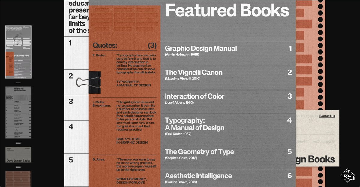 CommArts's tweet image. WEBPicks: @obys_agency’ Design Books is a digital library that makes exploring influential design publications feel tactile, intuitive, and print-like. ow.ly/plBh50XwYkH