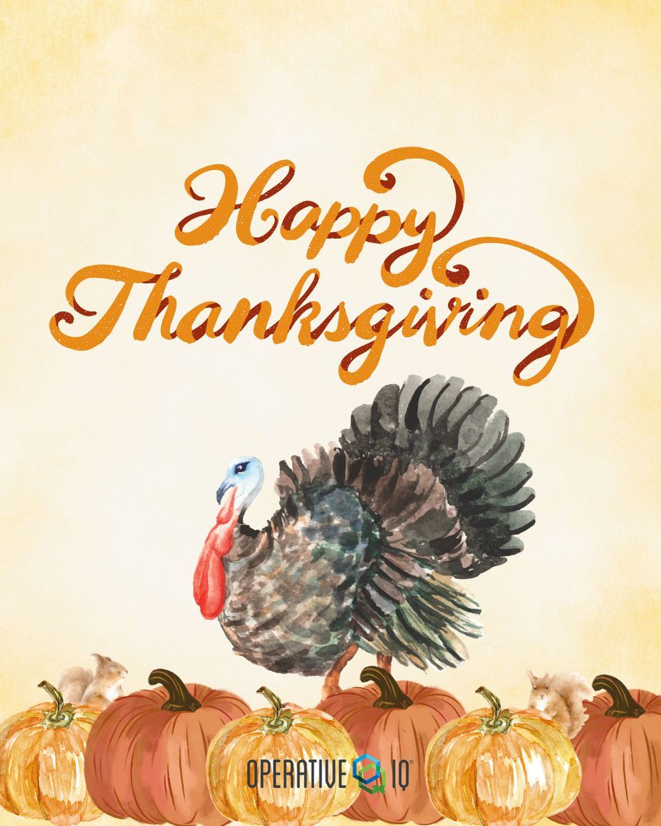 OperativeIQ's tweet image. Grateful for our team, our partners, and the communities we serve. We wish everyone a safe and Happy Thanksgiving! 
#OperativeIQ #ServiceReady #HappyThanksgiving #Thankful