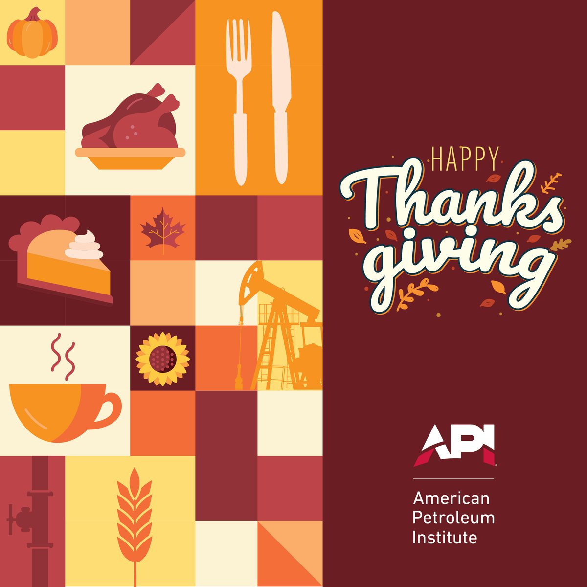 APIenergy's tweet image. Happy Thanksgiving! We’re grateful for the communities we serve, the hardworking people who power our industry, and the reliable oil and natural gas that fuel our homes, our lives, and our nation.
