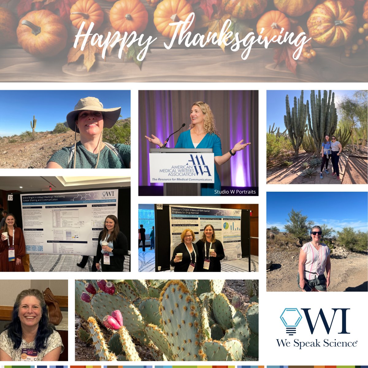 I wanted to share some images from the recent @AMmedWriter 's conference. 
Wishing all of our colleagues, clients, and the communities and patients we serve a happy Thanksgiving. We’re grateful for you and excited for what’s ahead.