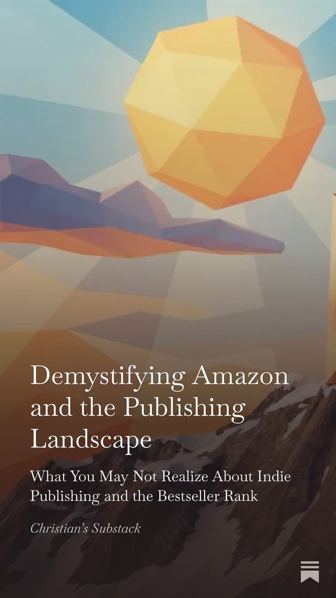 Demystifying Amazon and the Publishing Landscape

 open.substack.com/pub/christianh…
