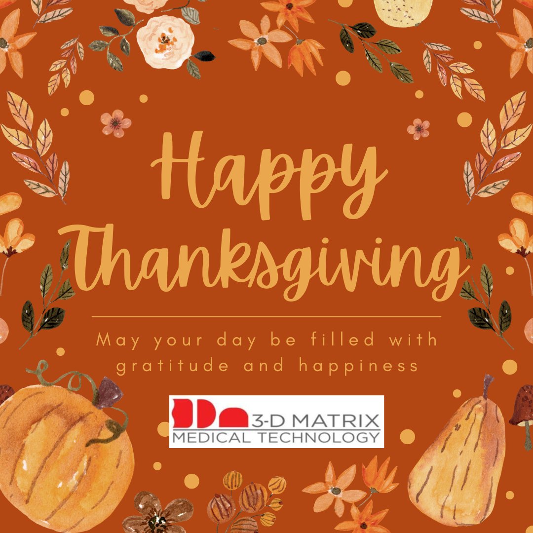This Thanksgiving, we’re giving thanks for the healthcare professionals and partners who continue to make a difference, one patient, one procedure, one innovation at a time.

Wishing you a day filled with good food, good company, and a well-deserved break. 🦃