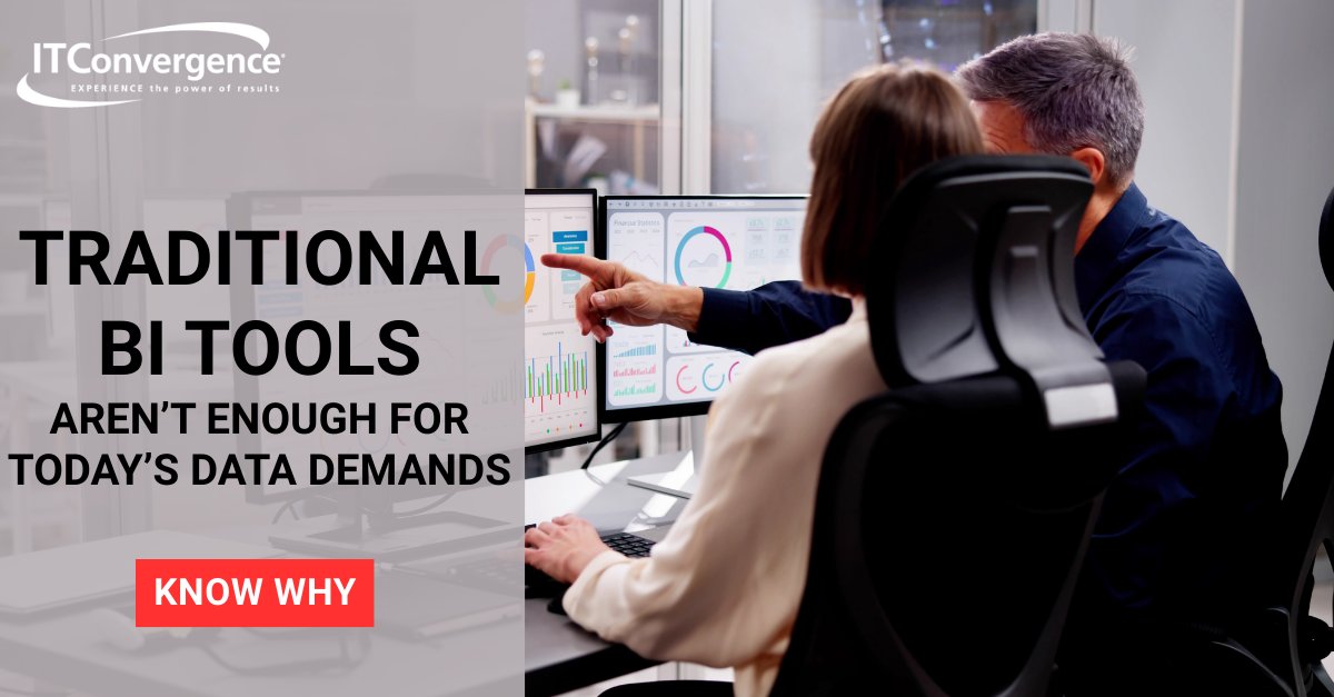 IT_Convergence's tweet image. While traditional #BI tools once revolutionized data access and reporting, they are now falling short of the capabilities required to compete today. Let&apos;s explore why legacy BI tools can no longer keep up with modern data demands.

na2.hubs.ly/H02f-L60

#Analytics #Data