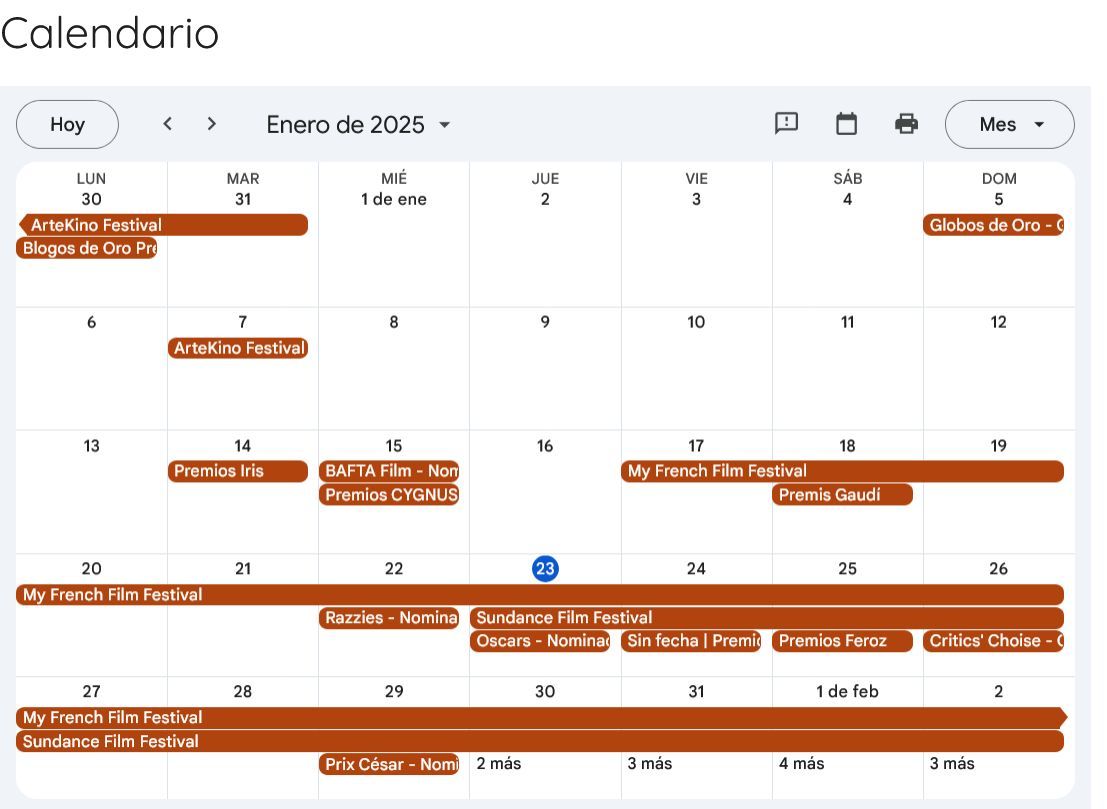 DesdeSofa's tweet image. 🆕👀🗓️ Semana cargada de #festivales y #premios de #cine y #series 🏆🎞️📺✨ pero menos intensa que las últimas. Lo dice nuestro Calendario desdeelsofacineytv.com/calendario-fes…

▫️ Más noticias de certámenes y galardones en #Bluesky bsky.app/profile/desdee… 🙌🎊