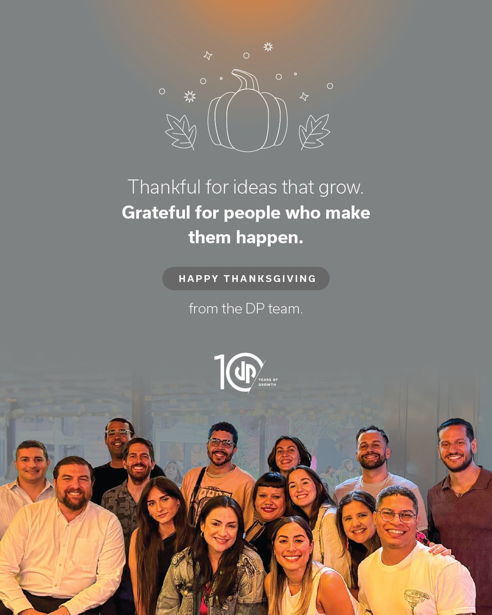 This Thanksgiving, we’re grateful for every partnership, every creative spark, and every challenge that’s made us better.

Thank you for trusting us to help ideas grow.

🧡 From our team to yours — Happy Thanksgiving!