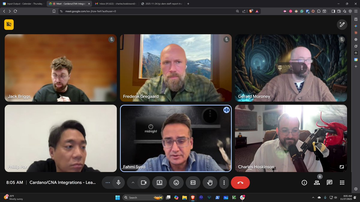 IOHK_Charles's tweet image. We are back