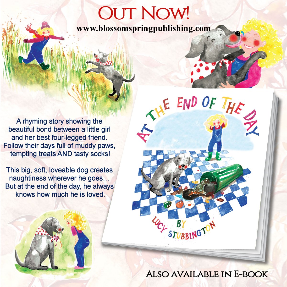 BlossomSpring3's tweet image. Congratulations to Lucy Stubbington on the release of her new children&apos;s book, &quot;At The End Of The Day&quot;  OUT TODAY!! 🥳🥳🥳