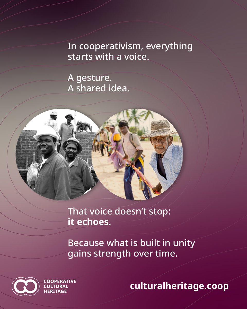 icacoop's tweet image. In cooperatives, small beginnings create echoes that last generations.

Discover more🌍 culturalheritage.coop
#Coops4Culture #CooperativesBuildABetterWorld