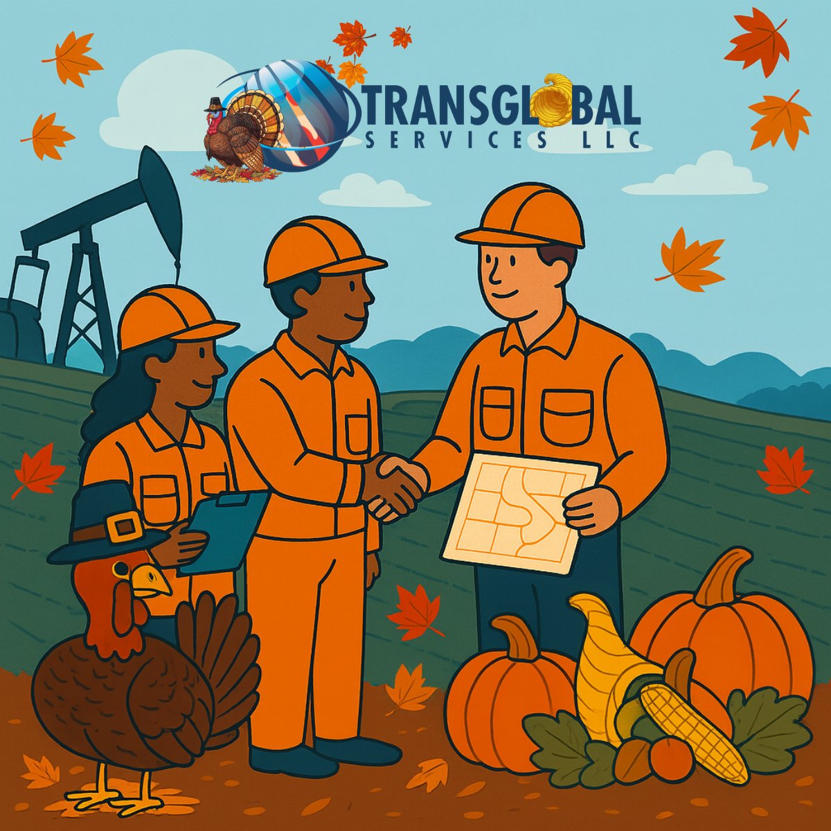 Grateful for the people who make progress possible.

To our dedicated employees and valued clients, thank you for your trust, collaboration, and commitment to excellence.

Together, we move our industry and communities forward.

#Thanksgiving #Gratitude #TeamTransglobal #Energy