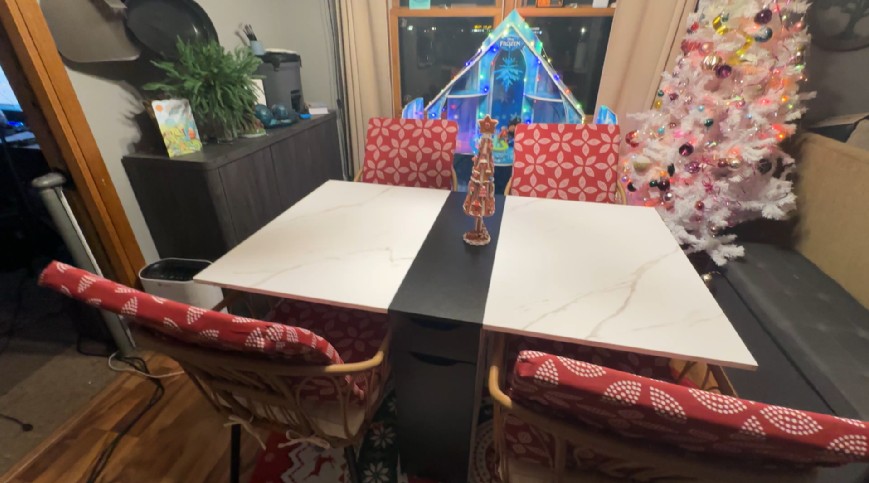 dragonbloggers's tweet image. Bhaodeal Folding Dining Table with 6 Wheels, Drop Leaf-Great Space Saver in Nice Look. amzn.to/3XnexZP #ad #spacesaver #table #folding #decor