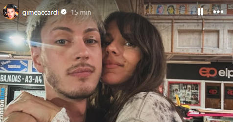 mdzol's tweet image. Gime Accardi compartió una foto junto a Seven Kayne.