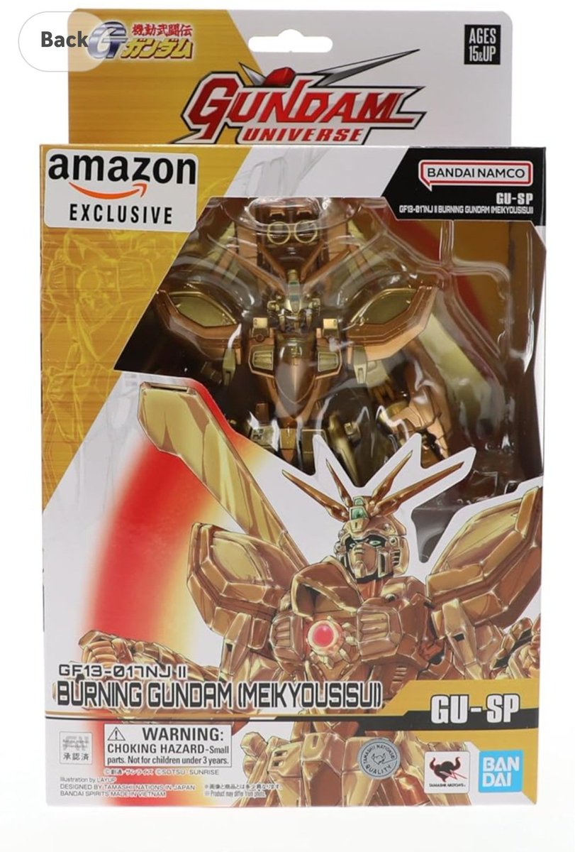 MMPR_Project_R's tweet image. 米アマ見てたらガンダムユニバースのゴッドガンダム(明鏡止水Ver.) ってのがあった
米アマ限定みたい
お値段7000円くらいでした
師匠のもあるみたい