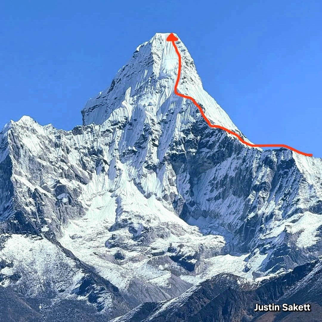 La EOAN asume las competencias de fijar las cuerdas y limpieza de #AmaDablam, y comienza este mismo año con la recogida de 200Kg de residuos al terminar la temporada, incluidas las cuerdas viejas hasta Camp 3.