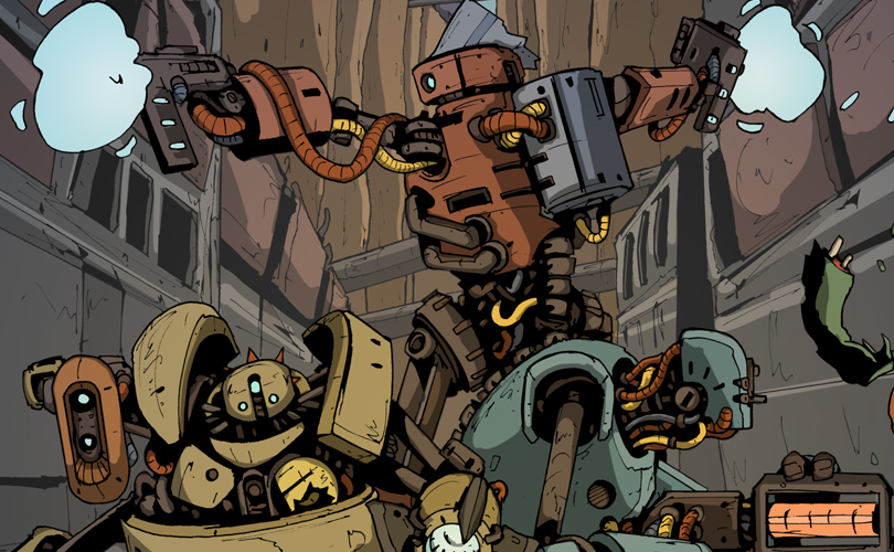 Nosolorol's tweet image. #Mutant: Mechatron es la segunda expansión del #juegoderol #MutantYearZero. Introduce en el apocaliptico Mundo del Amanecer a las criaturas más extravagantes del universo Mutant, los robots.

🎲 nosolorol.com/es/mutant-year…

#MYZ #BackToEden #JuegosDeRol #MuchoRol #TeFaltaRol