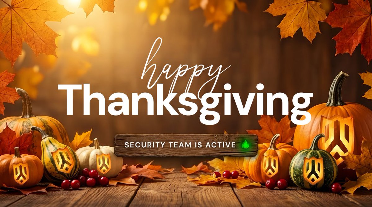 this Thanksgiving, we're grateful for:
> teams that take security seriously
> protocols that trust continuous protection

enjoy your day. we'll keep watch, because threats don't take holidays.

Happy Thanksgiving from Borg! 🦃