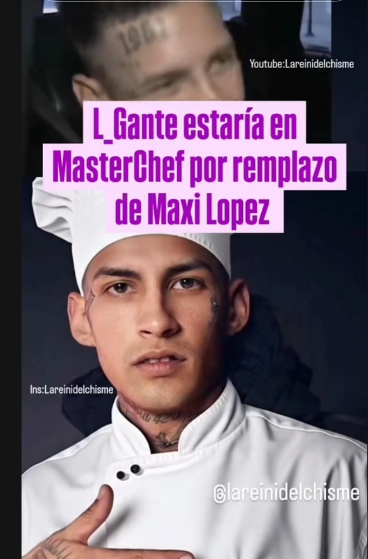 🔴Ayer: Wanda🐷 le ofreció a L‑Gante un Ferrari para casarse con ella. 🔴Hoy: El mismo L‑Gante aparece como candidato a reemplazar a Maxi López —otro ex de Wanda— en MasterChef .“Somos tan hipócritas en este ambiente”La frase encaja perfecto: Wanda desesperada x mantener rating.
