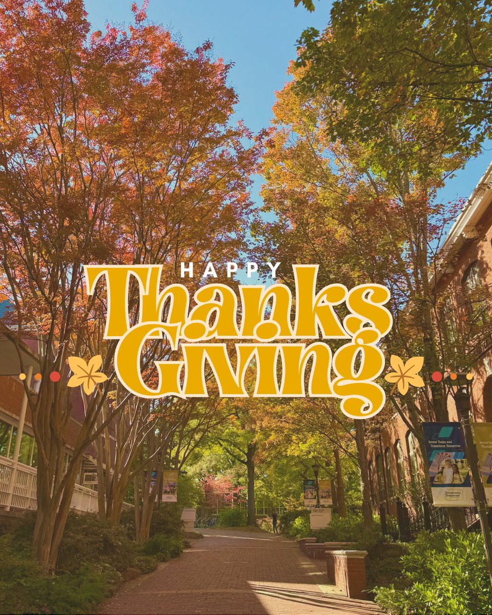 gtundergrad's tweet image. Stuffed with gratitude (and a little too much pie). Wishing our students, faculty, and staff a happy Thanksgiving! 🍁🦃🥧

#georgiatech #undergraduate