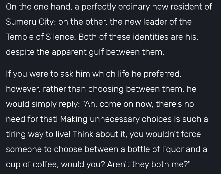 durin and sethos should talk about duality...I just want them to interact