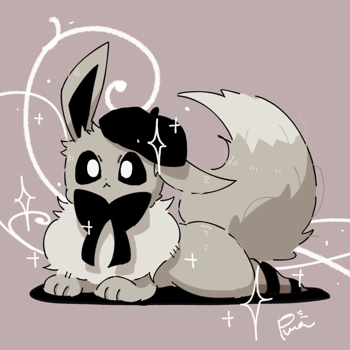 めんだこちゃんの素敵絵お借りしました
このイーブイより八億倍可愛い元絵はリプにあります