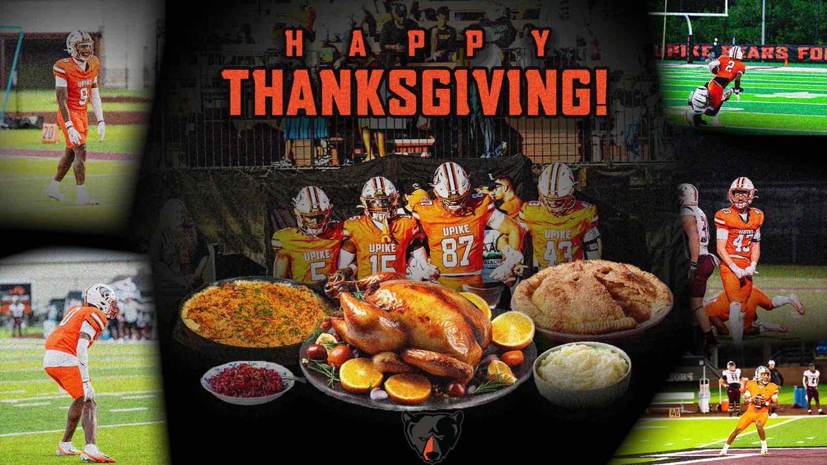 Thank you <a href="/CoachMikeHarris/">Coach Harris</a>! Happy Thanksgiving <a href="/UPIKEFOOTBALL/">UPIKE FOOTBALL</a> !