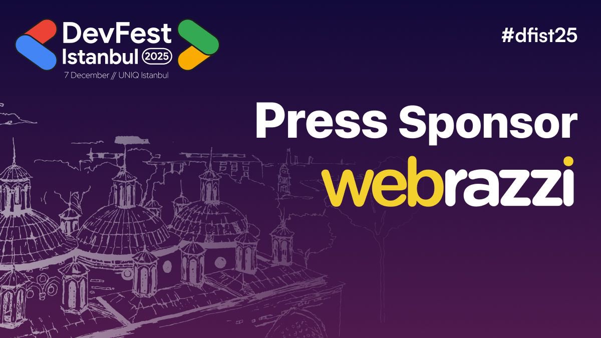 📰 Press Sponsor Announcement – Webrazzi!

We are thrilled to announce that <a href="/webrazzi/">Webrazzi</a> is joining DevFest Istanbul 2025 as our official Press Sponsor! 🚀

With Webrazzi’s strong media presence in the tech and startup ecosystem, our event’s news, speaker announcements, and all