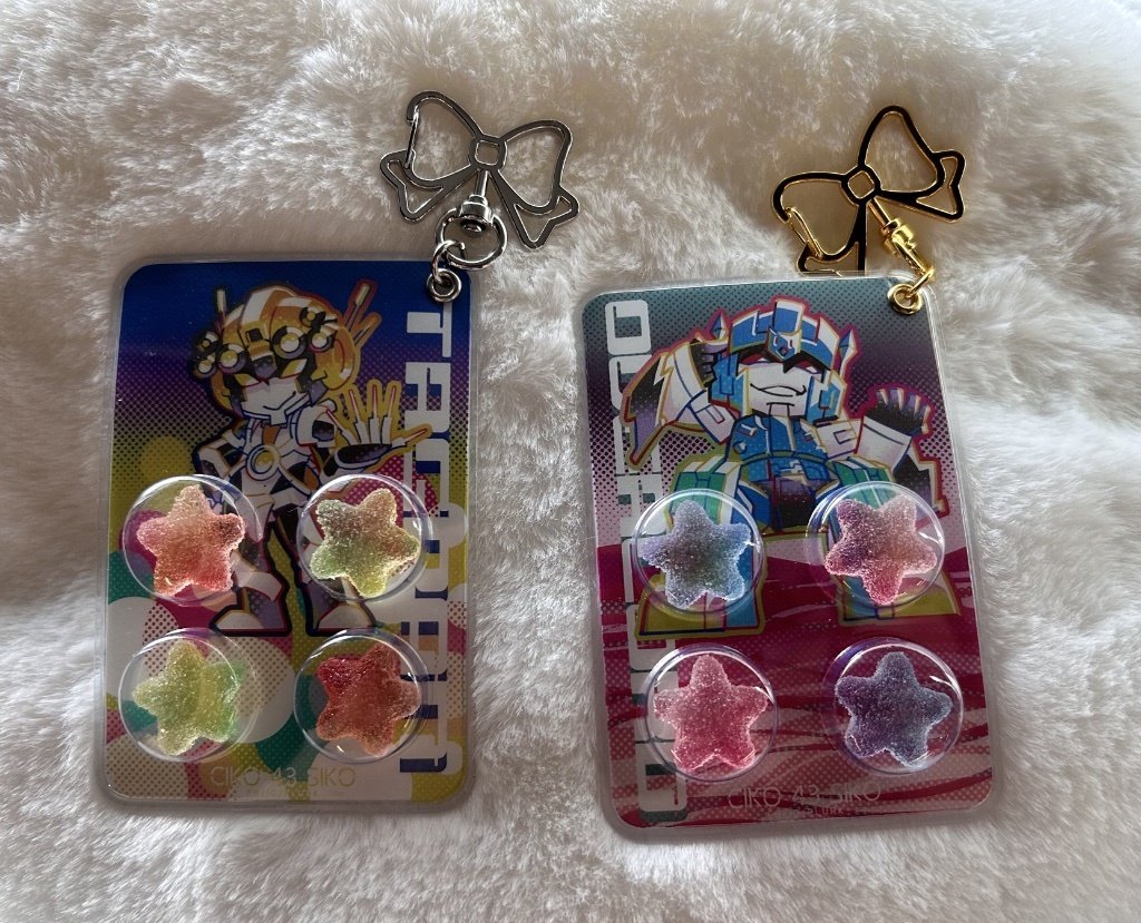 Ciko43siko's tweet image. アクリルチャーム
#Trepan #Overlord #トレパン　#オーバーロード