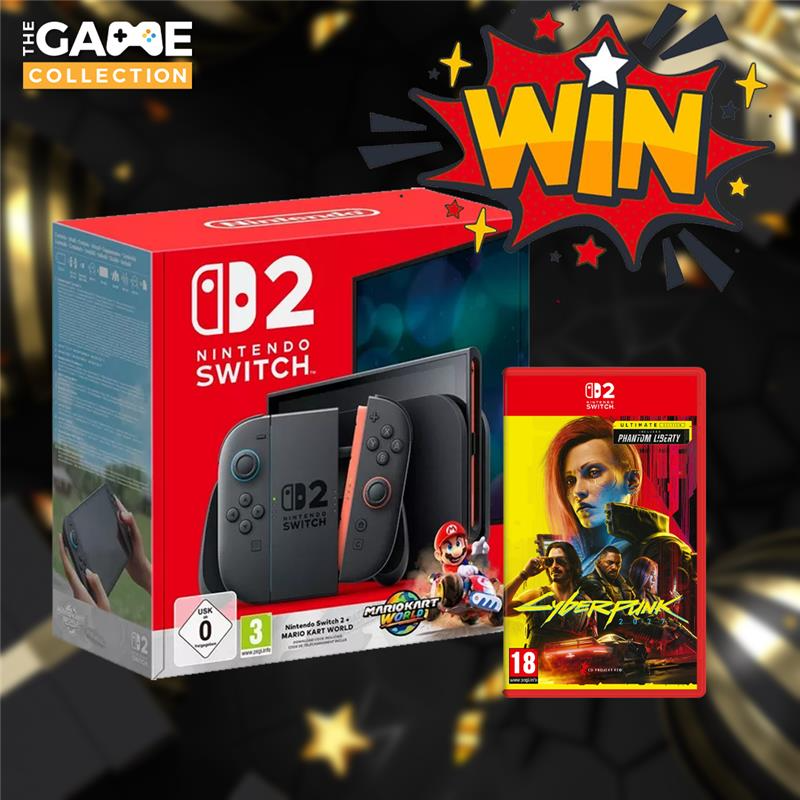 game_collection's tweet image. 🚨 BLACK FRIDAY COMPETITION TIME! 🚨

How would YOU like to WIN a Switch 2 bundle with Mario Kart World AND a copy of Cyberpunk 2077: Ultimate Edition?!

Course ya would! Duhhh. So take part in a variety of ways at the link below!

bit.ly/TGC_winswitch2…

ENDS: Mon 1st Dec! ⌛