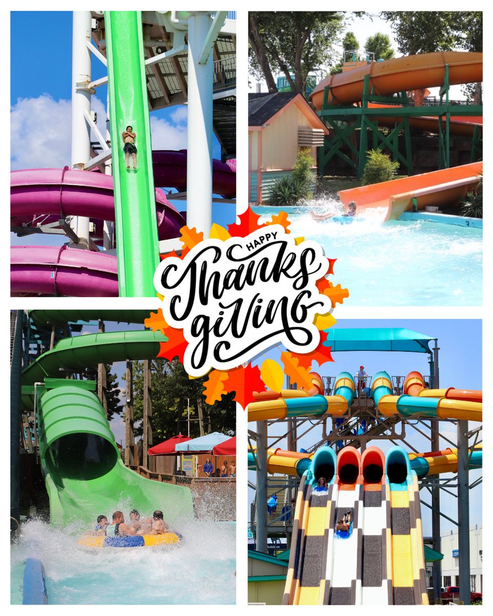sixflagshhokc's tweet image. Wishing you a safe and happy Thanksgiving from everyone here at Hurricane Harbor OKC!🦃🍂

#HurricaneHarborOK