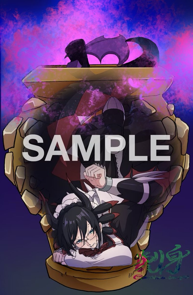 sushiwo_kueyo's tweet image. スケブ納品いたしました。
ドラゴン族・封印の壺に閉じ込められてしまうドラゴンメイド･ハスキーです🏺🐉
この度はご依頼ありがとうございました‼️
 #skeb