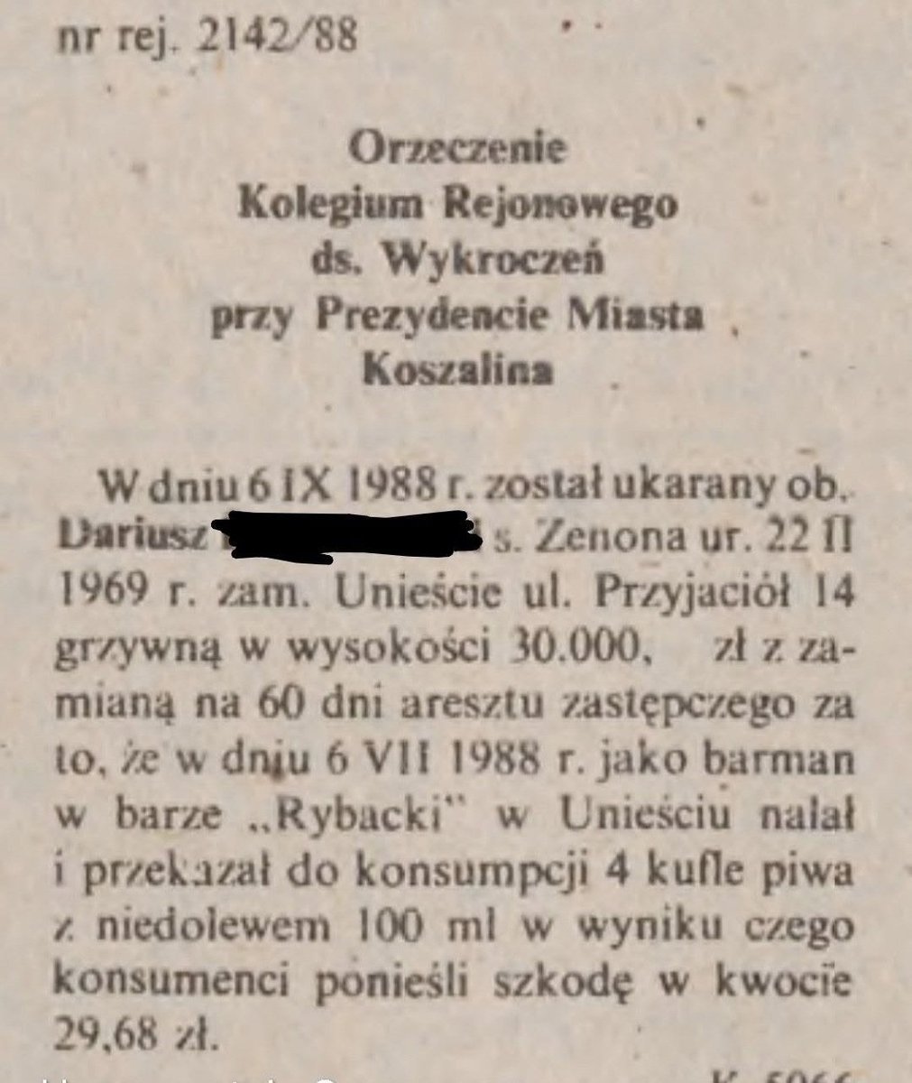 Za prl-u wymiar sprawiedliwości działał. 

A teraz delikwent ukradnie miliony i nic się nie dzieje.