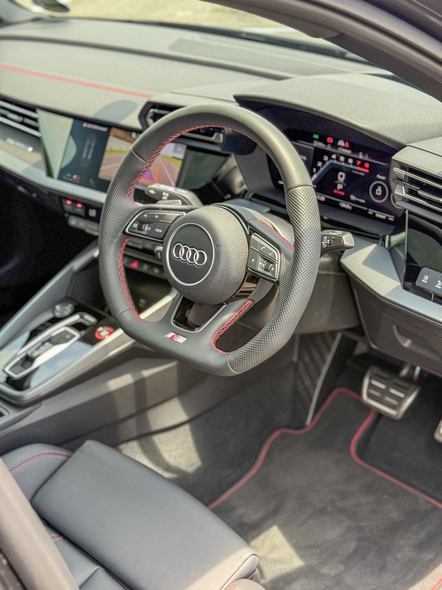 The <a href="/audisouthafrica/">audisouthafrica</a> S3 now produces 245kW and 420Nm of torque🥵 yoh but this Sportback is a looker! I’m definitely taking this over the Sedan!