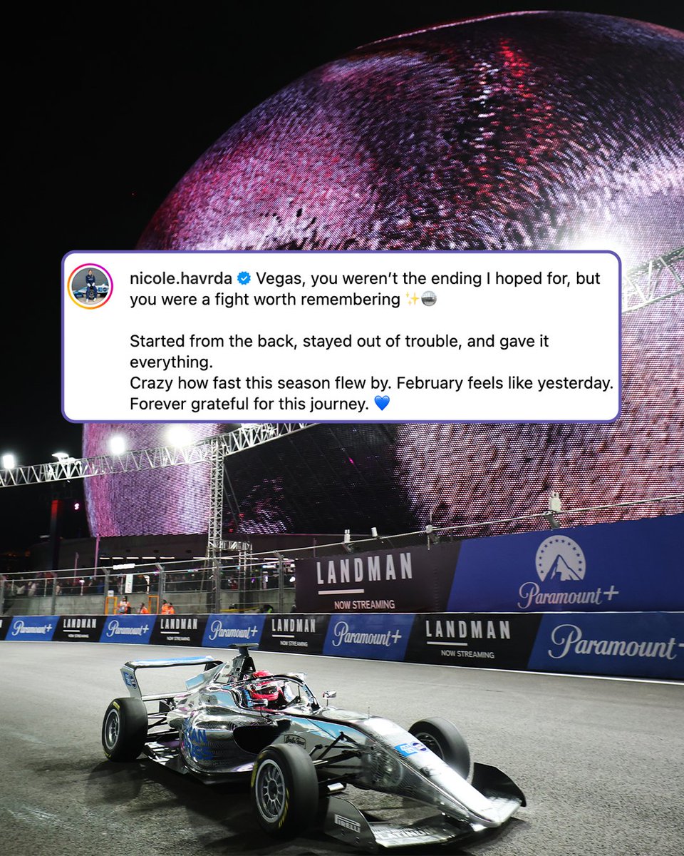 f1academy's tweet image. Time to reflect on an epic final round and unforgettable season. Swipe to see what our drivers had to say. 👉

#F1Academy #LasVegasGP