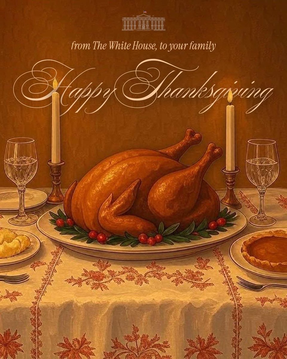 Wishing all Americans a very Happy Thanksgiving!

Today, we reflect on the many blessings of our GREAT Nation &amp; thank the heroic men &amp; women who serve to protect our freedoms.

The prayers of the entire Nation remain with the two members of the National Guard &amp; their families.