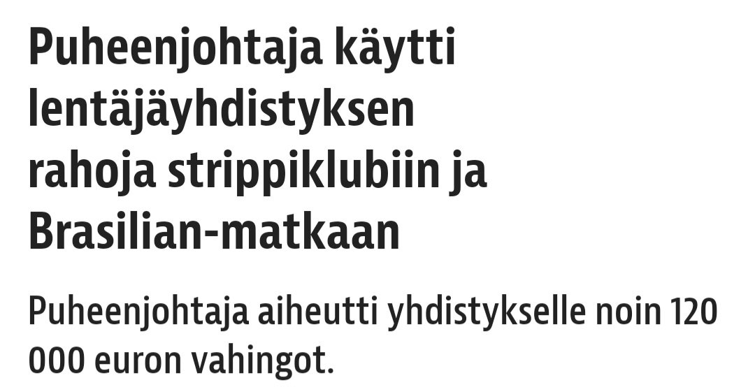 ALuukkainen's tweet image. Kuten arvata saattaa, käräjäoikeuden ja hovioikeuden käsittelyihin käytettiin valtavat määrät rahaa, mutta mies jätettiin tuomitsematta rangaistukseen. Häntä kuitenkin kohteliaasti pyydetään maksamaan 200 000 euroa korvauksia, jos häntä suinkin inspaa.

Ei mennyt läpi aikanaan.