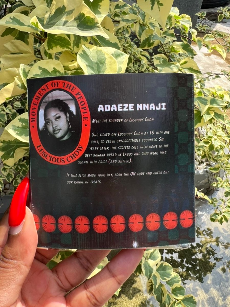 adaezennaji_'s tweet image. For everyone walking into the Owambe Exhibition, you’d find slices of our banana bread there. 

Please do well to buy a slice or 10. You’d love it I promise 🙂‍↕️❤️❤️

CC: @uzoart