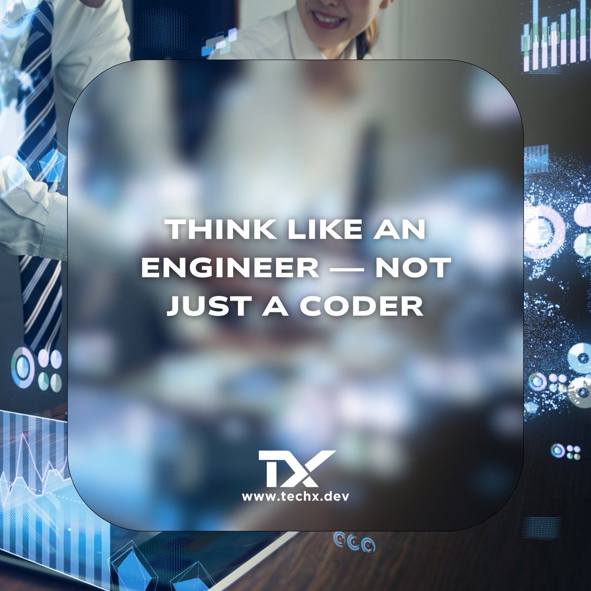 TechXLabs's tweet image. TechX isn’t about just coding.

It’s about thinking like an engineer:
🔹 Solve real problems
🔹 Design scalable systems
🔹 Make decisions under uncertainty
🔹 Deliver results that matter

Code is the tool. Mindset is the advantage. 🚀
#EngineeringMindset #TechCareer #TechX