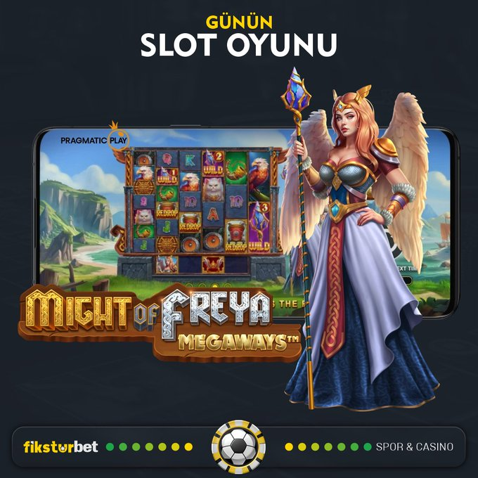 fiksturbets's tweet photo. 🎰#FİKSTURBET İle Günün #Slot Oyununda Para Kazanma Zamanı

🦅 PRAGMATİC PLAY 'in En Çok Kazandıran Oyunu

👼MIGHT OF FREYA MEGAWAYS👼

🔆 Hızlı Çekim,  Güvenilir  Adres  https://t.co/SNeqqZk2dv https://t.co/o2A8x58Lnq