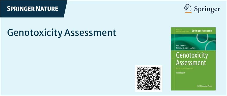 Xenometrix's tweet photo. We are excited to share that our new book chapter, “The Ames II and Ames MPF™ Tests: Miniaturized Liquid Microplate Formats of the Ames Test in Petri Dishes”, has just been published in the book titled Genotoxicity Assessment.

Get your copy here ➡️ https://t.co/l1LoXoaeQ9 https://t.co/ynsnDYhDGr