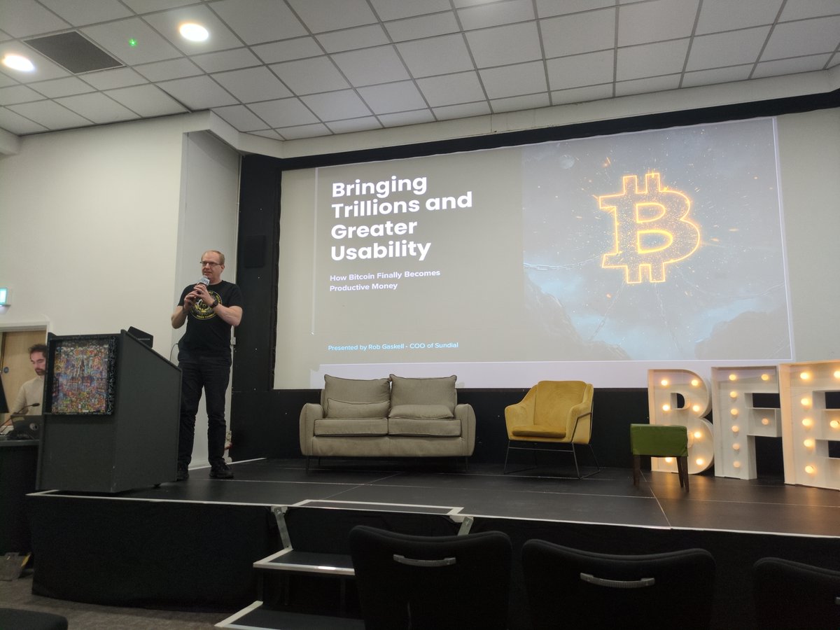 SundialProtocol's tweet image. 🔥 @bit_fest_UK Manchester was fire! 

Our Co-Founder @RGaskell led three cutting-edge discussions:

☀️ Fireside chat - Bitcoin Layers: Where are we actually going?

☀️ Solo talk - Bitcoin is finally usable. Yes, really. (and how Sundial is proving it)

☀️ Panel - Your corporate…
