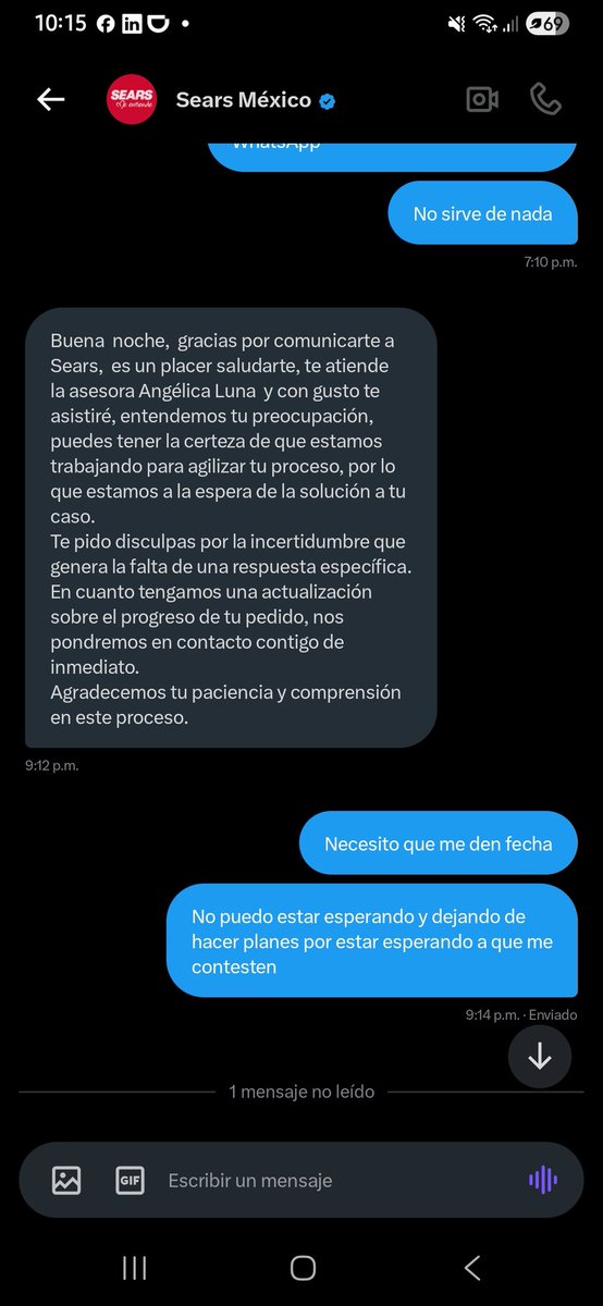 arytatm's tweet photo. @searsmexico @AtencionProfeco @Profeco Otra vez??? Su respuesta fue la misma que en WhatsApp https://t.co/NXM2vspW53