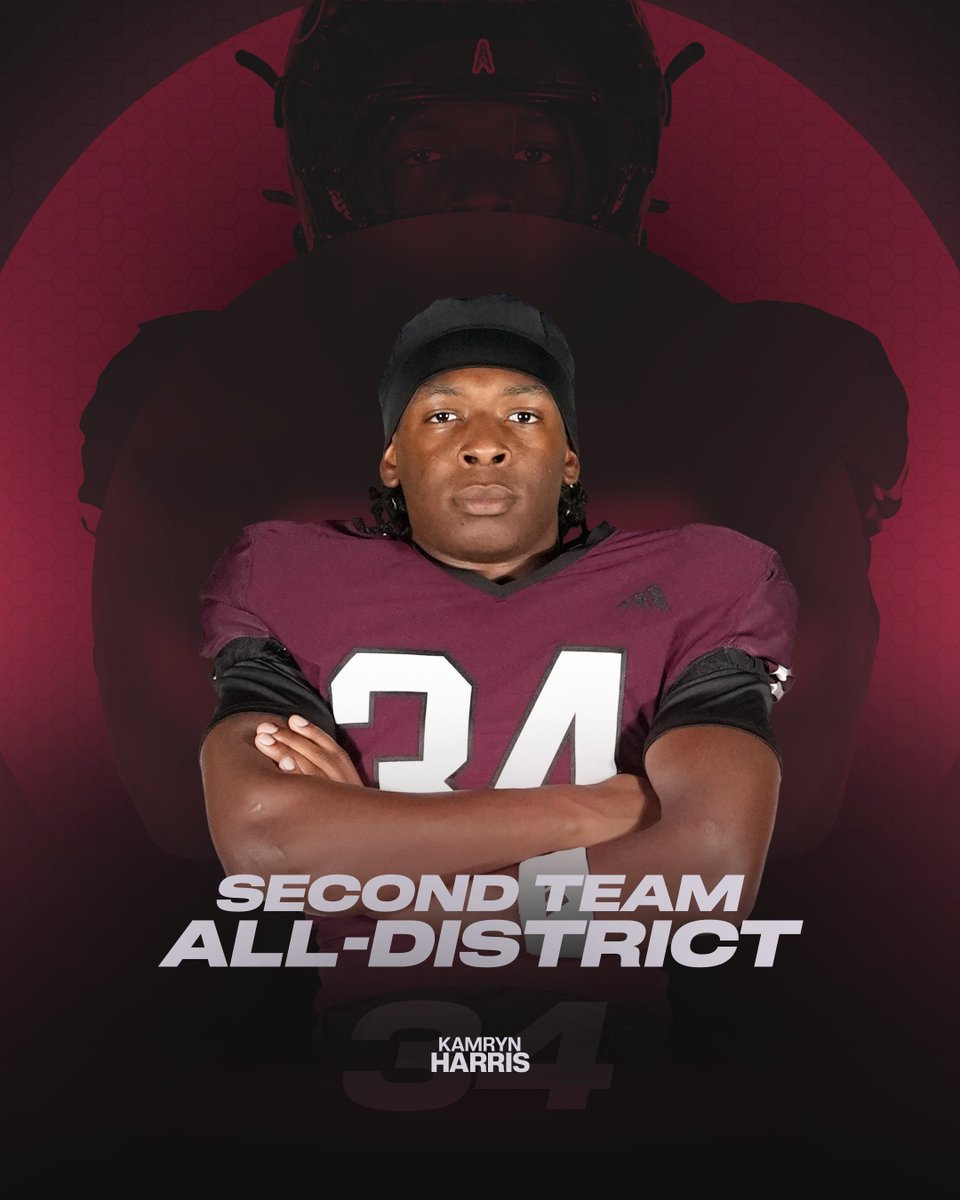 Congratulations Kamryn Harris on earning Second Team All-District!

#BleedMaroon
