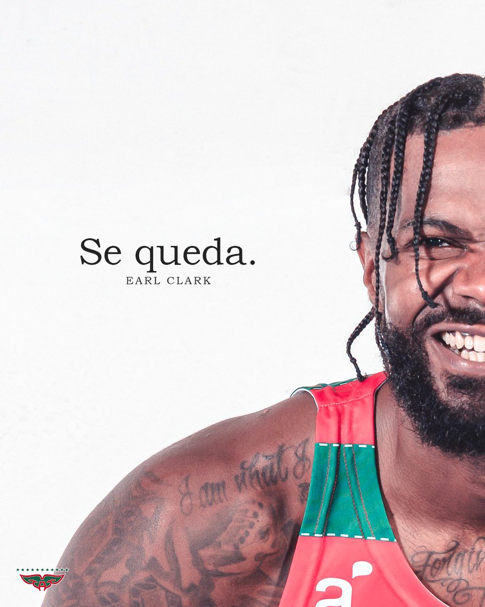 😉 𝐒𝐞 𝐪𝐮𝐞𝐝𝐚

Gracias al esfuerzo de toda nuestra gente, Earl Clark continuará vistiendo los colores más lindos. 

#ConEntusiasmoYValía🔴🟢