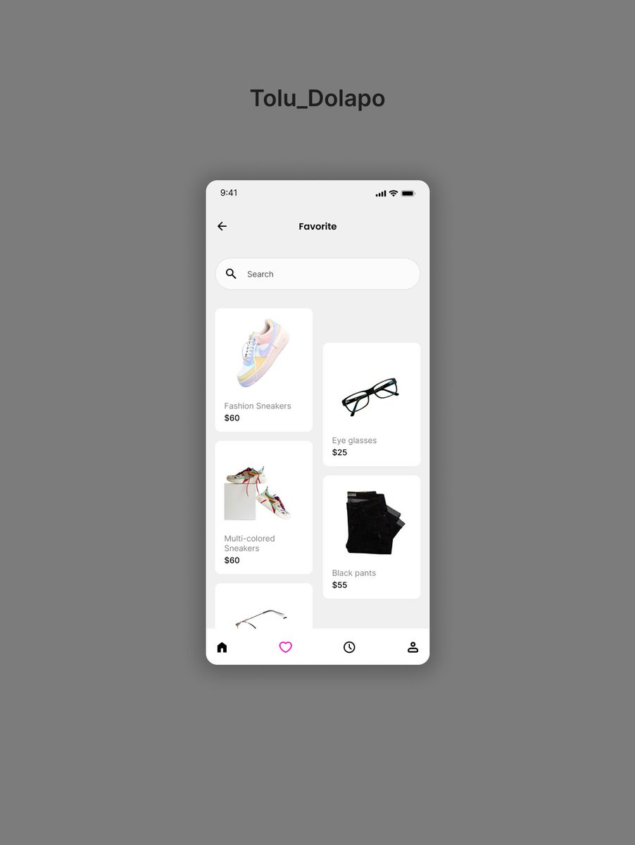 Toluwanimie456's tweet photo. Day 27 of my 30-day design challenge!
Designed a clean and calm Favorites/Saved Items screen today.
Crazy how “simple” screens always demand the most thought.
3 days to go 🎉
#UIDesign #UXDesign #DesignChallenge #ProductDesign #EcommerceUI https://t.co/XSyrqVIQ8a