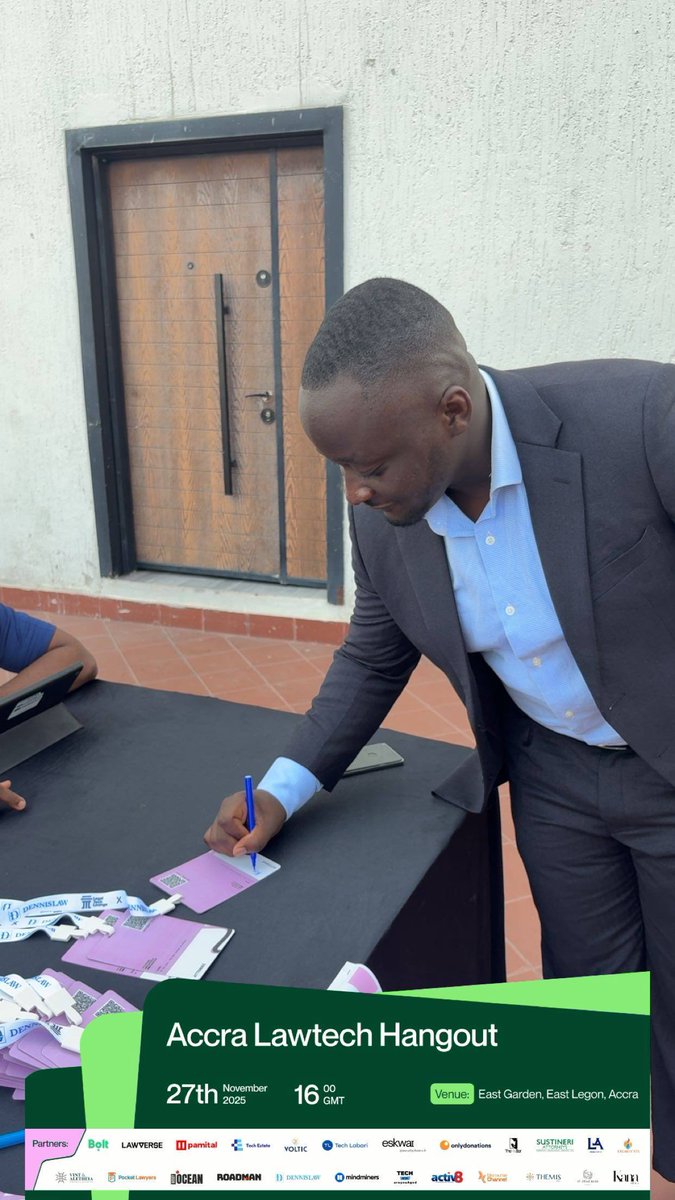 Legaltec_lounge's tweet image. Registration is currently underway #AccraLawtechHangout2025 #LTL #Legaltech