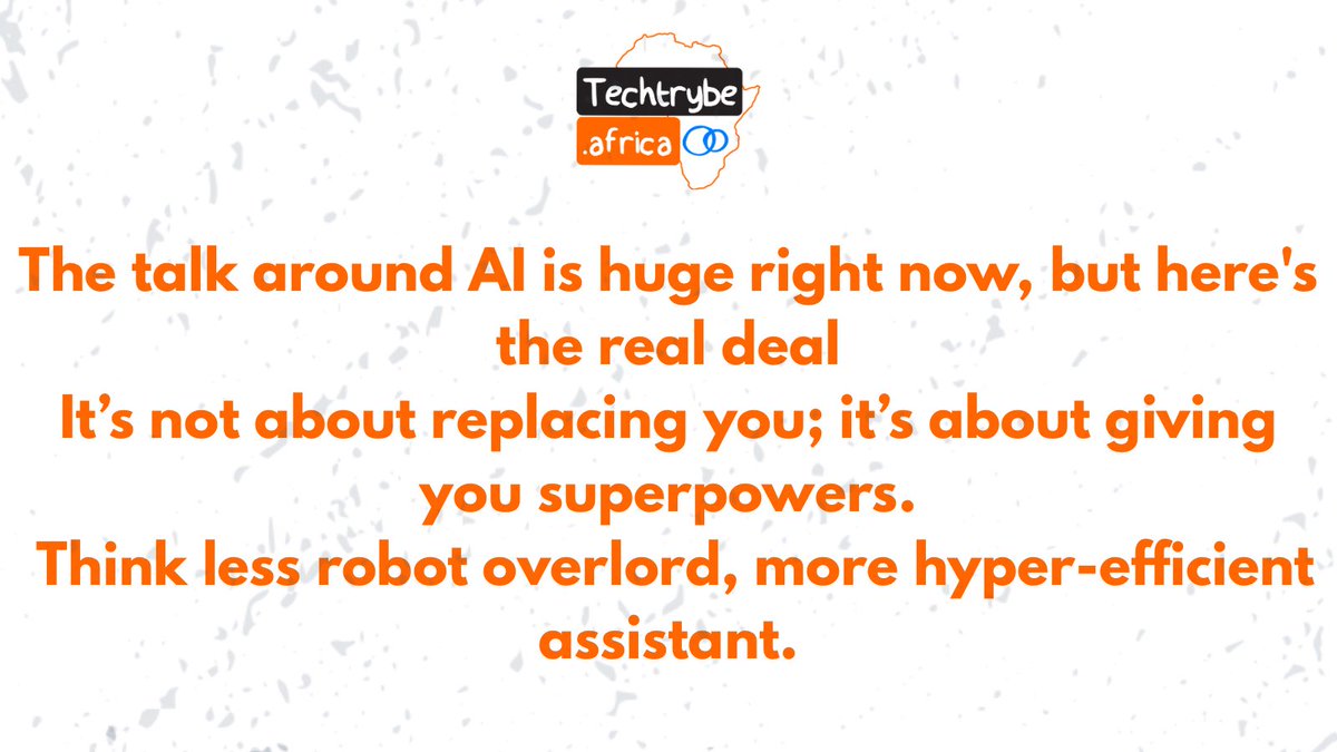 techtrybeafrika's tweet image. More like a side-kick💯
#techtrybeafrica #AItech #africa #Tech